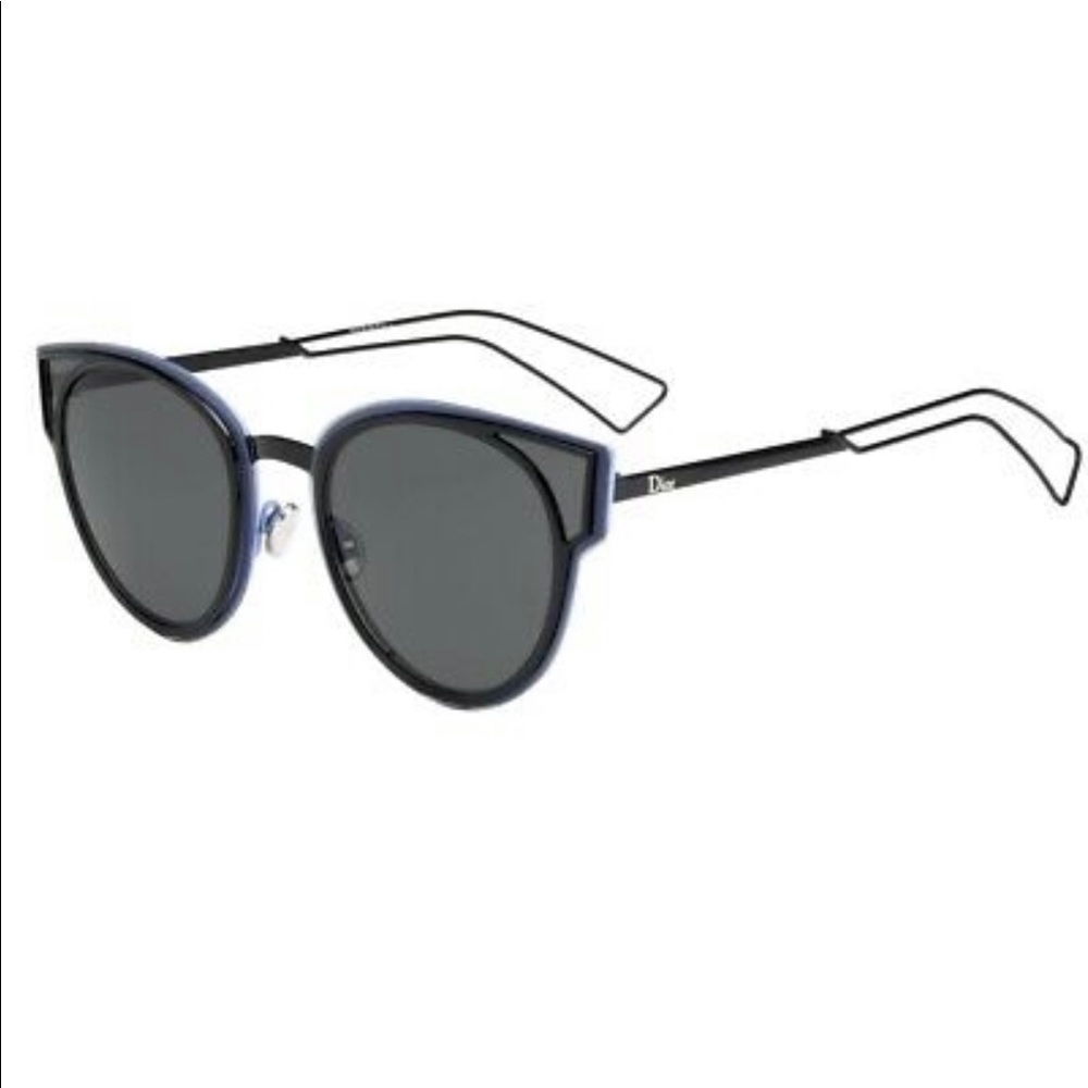 NEW Christian Dior Sculpt S sunglasses| | black with blue lining on lens